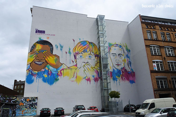 Arte urbano en las calles de Berlín