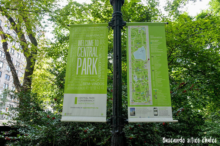 Entrada a Central Park