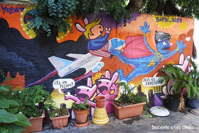 Arte urbano chulo en Valencia