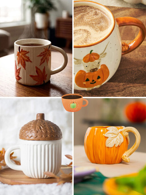 Tazas chulas de otoño