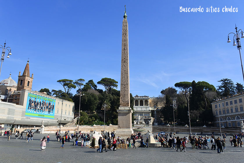 Plaza del Popolo en Roma
