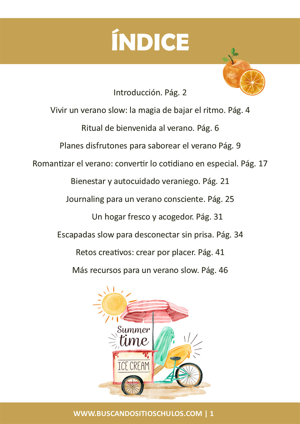 tienda-indice Índice guía para un verano slow disfrutón