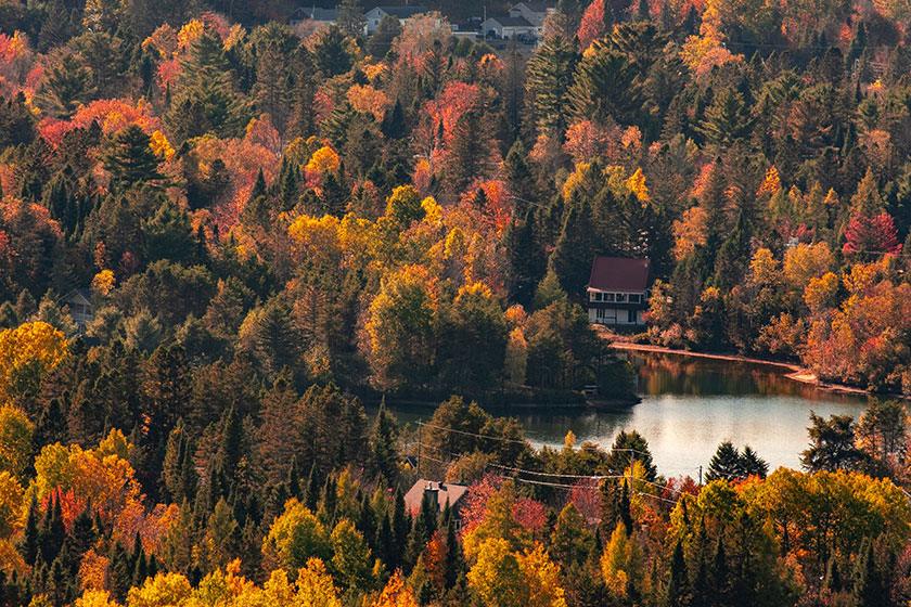 Quebec en otoño (Canadá)
